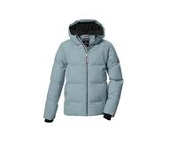killtec Bambine e ragazze Giacca trapuntata/giacca invernale con cappuccio KOW 357 GRLS QLTD JCKT, hell rauchblau, 152, 42150-000