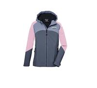 killtec Bambine e ragazze La giacca funzionale è impermeabile/antipioggia con cappuccio KOS 150 GRLS JCKT, dunkel denim, 140, 43019-000
