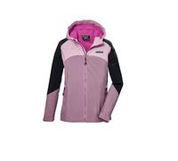 killtec Bambine e ragazze La giacca funzionale è impermeabile/antipioggia con cappuccio KOS 150 GRLS JCKT, rosenholz, 140, 43019-000