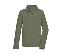 killtec Bambini e Ragazzi Camicia in Pile con Collo Alto e Zip KSW 248 BYS FLC Shrt, Oliv, 140, 43382-000