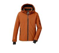 killtec Bambini e ragazzi Giacca da sci/giacca funzionale con cappuccio e paraneve KSW 202 BYS SKI JCKT, rost, 128, 43469-000