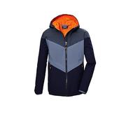 killtec Bambini e ragazzi Giacca funzionale/antipioggia con cappuccio KOS 93 BYS JCKT, dunkelnavy, 176, 42962-000