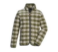 killtec Bambini e ragazzi Giacca in sherpa/giacca in pile con colletto rialzato KOW 244 BYS FLC JCKT, oliv, 152, 43579-000