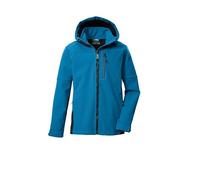 killtec Bambini e ragazzi Giacca softshell con cappuccio KOW 226 BYS SFTSHLL JCKT, azur, 152, 43515-000