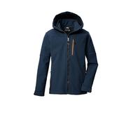 killtec Bambini e ragazzi Giacca softshell con cappuccio KOW 226 BYS SFTSHLL JCKT, nachtblau, 164, 43515-000