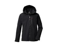 killtec Bambini e ragazzi Giacca softshell con cappuccio KOW 226 BYS SFTSHLL JCKT, schwarz, 164, 43515-000