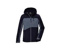killtec Bambini e ragazzi Giacca softshell/giacca da esterno con cappuccio KOW 367 BYS SFTSHLL JCKT, dunkelnavy, 128, 42198-000
