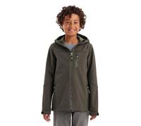 killtec Bambini e ragazzi Giacca softshell/giacca outdoor con cappuccio Jungen Softshelljacke, dark moss, 140, 43198-000