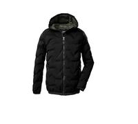 killtec Bambini e ragazzi Giacca trapuntata/funzionale in piuma d'oca con cappuccio KOW 229 BYS QLTD JCKT, schwarz, 176, 43513-000