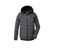 killtec Bambini e ragazzi Giacca trapuntata/funzionale in piuma d'oca con cappuccio KOW 229 BYS QLTD JCKT, mittelgrau, 176, 43513-000