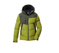 killtec Bambini e ragazzi Giacca trapuntata/funzionale in piuma d'oca con cappuccio KOW 230 BYS QLTD JCKT, khaki, 116, 43514-000