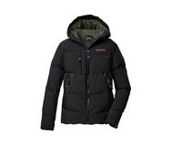 killtec Bambini e ragazzi Giacca trapuntata/funzionale in piuma d'oca con cappuccio KOW 239 BYS QLTD JCKT, schwarz, 176, 43690-000