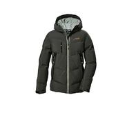 killtec Bambini e ragazzi Giacca trapuntata/giacca invernale con cappuccio KOW 374 BYS QLTD JCKT, dark moss, 140, 42167-000