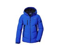 killtec Bambini e ragazzi Giacca trapuntata/giacca invernale con cappuccio KOW 374 BYS QLTD JCKT, neon blue, 176, 42167-000