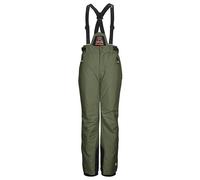 killtec Bambini e Ragazzi Pantaloni da Sci/Funzionali con Pettorina Staccabile, Protezione Bordi e paraneve KSW 214 BYS Ski PNTS, Oliv, 128, 43651-000
