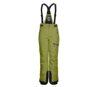 Killtec Bambini e Ragazzi Pantaloni da Sci/Pantaloni Funzionali con Pettorina con Cerniera, Protezione Bordi e paraneve KSW 195 BYS Ski PNTS, Khaki, 176, 43479-000