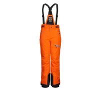 killtec Bambini e Ragazzi Pantaloni da Sci/Pantaloni Funzionali con Pettorina con Cerniera, Protezione Bordi e paraneve KSW 195 BYS Ski PNTS, dunkelorange, 140, 43479-000