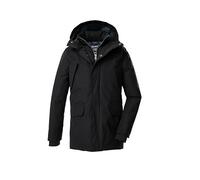 killtec Bambini e ragazzi Parka funzionale/parka con cappuccio in look 2-in-1 KOW 234 BYS PRK, schwarz, 164, 43586-000