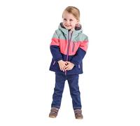 Killtec bambini Giacca da sci/giacca funzionale con cappuccio e ghetta antineve FISW 3 MNS SKI JCKT, steel mint, 74, 38914-000