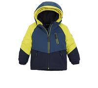 Killtec bambini Giacca da sci impermeabile/giacca funzionale con cappuccio e ghetta antineve FISW 38 MNS SKI JCKT, lime, 110, 39916-000
