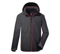 Killtec Boy's Giacca da sci/giacca funzionale con cappuccio e paraneve KSW 162 BYS SKI JCKT, anthracite, 152, 38495-000