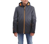 Killtec Boy's Giacca funzionale/giacca outdoor con cappuccio e paraneve Lynge BYS JCKT E, antracite, 164, 35944-000