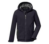 killtec Boy's Giacca funzionale/giacca outdoor con cappuccio KOS 74 BYS JCKT, dark navy, 164, 37975-000