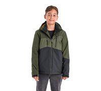 Killtec Boy's Giacca outdoor/giacca funzionale con cappuccio KOW 204 BYS JCKT, dark olive, 176, 38686-000