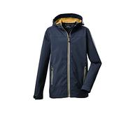 killtec Boy's Giacca softshell/giacca outdoor con cappuccio KOS 218 BYS SFTSHLL JCKT, dark ocean, 152, 39117-000