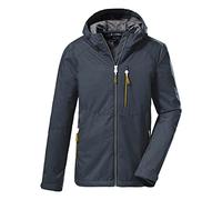 killtec Boy's Giacca softshell/giacca outdoor con cappuccio KOS 61 BYS SFTSHLL JCKT, dark ocean, 152, 37839-000