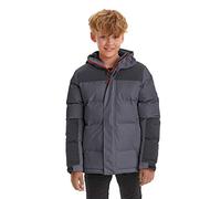 Killtec Boy's Giacca trapuntata/giacca outdoor con cappuccio KOW 31 BYS QLTD JCKT, antracite, 128, 37217-000