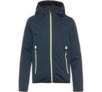 Killtec Boy's Giubbotto softshell con cappuccio, impacchettabile - KOS 167 BYS SFTSHLL JCKT, dark petrol, 140, 38365-000
