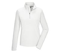 killtec Donna Camicia in Pile con Collo Alto e Zip KSW 101 Wmn FLC Shrt, Gebrochenes Weiss, 44, 40880-000
