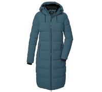 killtec Donna Cappotto trapuntato/funzionale in piuma d'oca con cappuccio KOW 56 WMN QLTD CT, hellpetrol, 38, 41810-000