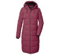 killtec Donna Cappotto trapuntato/funzionale in piuma d'oca con cappuccio KOW 56 WMN QLTD CT, hellpflaume, 44, 41810-000