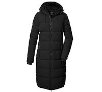 killtec Donna Cappotto trapuntato/funzionale in piuma d'oca con cappuccio KOW 56 WMN QLTD CT, schwarz, 36, 41810-000