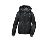 Killtec Donna Giacca da sci/giacca da sci trapuntata con gonnellino da neve con cerniera KSW 100 WMN SKI QLTD JCKT, schwarz, 40, 42036-000