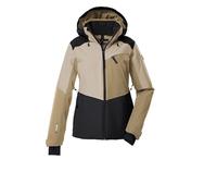 killtec Donna Giacca da sci/giacca funzionale con cappuccio con zip, paraneve e ventilazione sotto le ascelle KSW 39 WMN SKI JCKT, schwarz, 38, 43420-000
