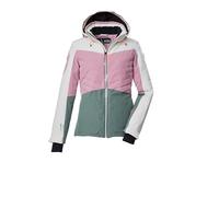 killtec Donna Giacca da sci/giacca funzionale con cappuccio e paraneve con chiusura a cerniera KSW 30 WMN SKI JCKT, rosenholz, 40, 43416-000