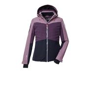 killtec Donna Giacca da sci/giacca funzionale con cappuccio e paraneve con chiusura a cerniera KSW 30 WMN SKI JCKT, pflaume, 46, 43416-000