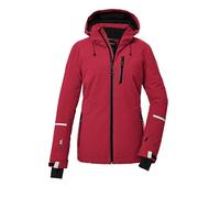 killtec Donna Giacca da sci/giacca funzionale con cappuccio e paraneve con chiusura a cerniera KSW 81 WMN SKI JCKT, modern red, 38, 39746-000