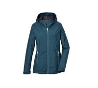 killtec Donna Giacca funzionale/antipioggia con cappuccio KOS 108 WMN JCKT, deep water, 44, 42954-000