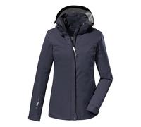 killtec Donna Giacca funzionale/giacca da esterno con cappuccio senza zip taglia corta KOS 133 KG WMN JCKT, nachtblau, 20, 40826-000