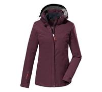 killtec Donna Giacca funzionale/giacca da esterno con cappuccio senza zip taglia corta KOS 133 KG WMN JCKT, weintraube, 22, 40826-000