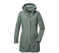 killtec Donna Giacca funzionale/giacca da esterno con cappuccio staccabile con cerniera KOS 44 WMN PRK, pale green, 38, 41284-000