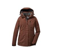 killtec Donna Giacca funzionale/giacca invernale con cappuccio senza zip KOW 140 WMN JCKT, cappucino, 52, 37411-000