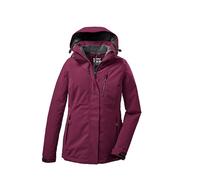 killtec Donna Giacca funzionale/giacca invernale con cappuccio senza zip KOW 140 WMN JCKT, dunkelrose, 42, 37411-000