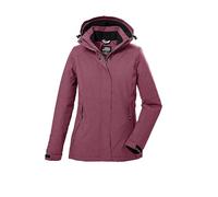 killtec Donna Giacca funzionale/giacca outdoor con cappuccio senza zip KOW 37 WMN JCKT, hellpflaume, 38, 39702-000