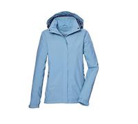 killtec Donna Giacca funzionale/giacca outdoor impermeabile con cappuccio staccabile KOS 51 WMN JCKT, bali blau, 50, 42805-000