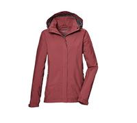 killtec Donna Giacca funzionale/giacca outdoor impermeabile con cappuccio staccabile KOS 51 WMN JCKT, hell sienna rot, 48, 42805-000